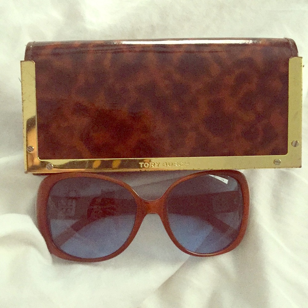 Tory Burch Orange Sunglasses